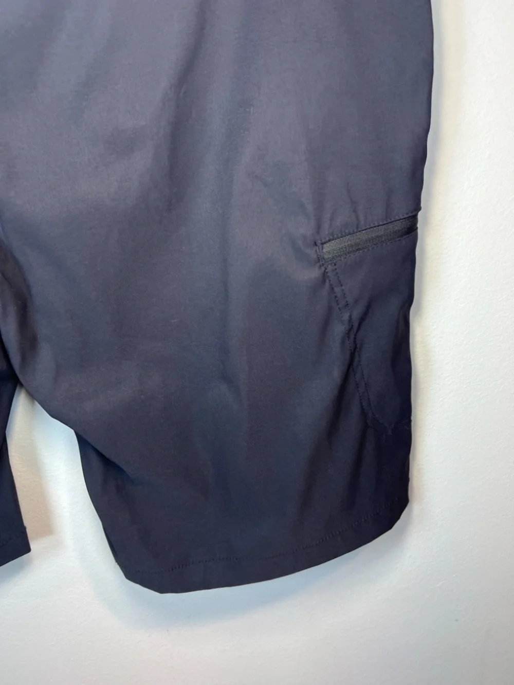 Union Bay UB Tech Classic Fit Cargo Shorts Black Nylon UPF 50 Outdoor NEW 40x11